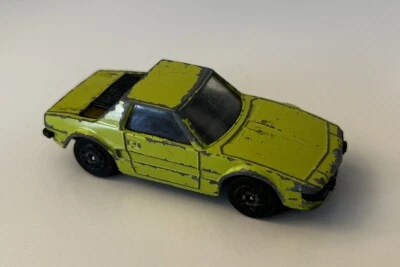 Винтажный зеленый литой автомобиль Corgi Juniors Fiat X1/9 1:64 сделано в Великобритании - Изображение 1 из 4