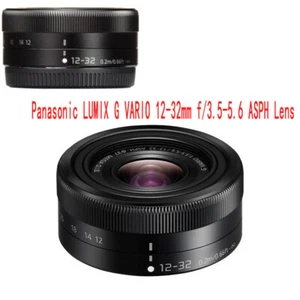 Panasonic Lumix G Vario 12-32 mm F/3.5-5.6 ASPH MEGA OIS Black Lens - Picture 1 of 6