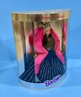 Mattel #20200 HAPPY HOLIDAYS BARBIE Special Edition 1998 Christmas Black Gown