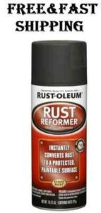 Rust-Oleum 248658 Rust Reformer Spray, 10.25 oz, Black (1) 1Count - Picture 1 of 3