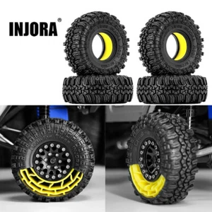 INJORA 1.0" 56*22mm Tires and Silicone Rubber Inserts Combo (4) (T1005) - Picture 1 of 7