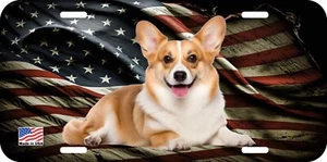 PEMBROKE GALÉS CORGI PERRO PONER LATA PERSONALIZAR NOVEDAD METAL MATRÍCULA H - Imagen 1 de 4