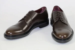 HUGO BOSS TAILORED elegante Schuhe, Größe 44 / US 11, Made in Italy, dunkelbraun - Bild 1 von 14