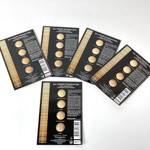 5er Set YSL Yves Saint Laurent ALL HOURS FOUNDATION 4-Shade Sample Cards - Bild 1 von 4
