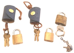 Lot de cadenas à valise avec porte-clé grenouille - Bild 1 von 4