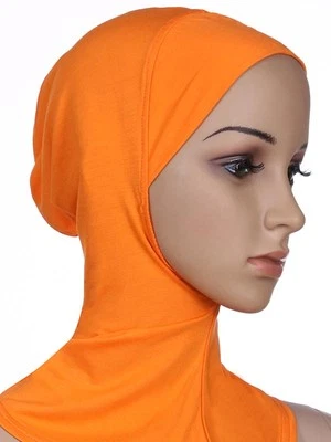 Mujeres Ninja Cabeza Cubierta Gorro Sombrero Bufanda Musulmana Dama Hiyab Gorra Bufanda Sombreros Foto 1 de 4