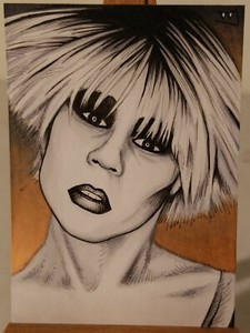 Original ACEO Sketch Card by Trev Murphy - Farscape - Chiana - Gigi Edgley #7