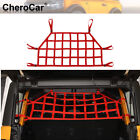 Red Cargo Back Seat Trunk Isolation Net Pet Barrier For Bronco 2021-2023 4 Door 