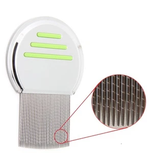 New Head Lice Comb Treatment Nit Egg Removal Stainless Steel Metal Free S&H G - Picture 1 of 1