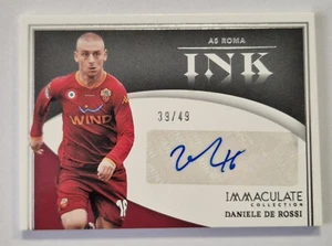 DANIELE DE ROSSI AUTOGRAFATA /49 AUTO PANINI IMMACULATE COLLECTION AS ROMA π₯ - Foto 1 di 8