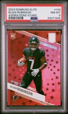 2023 Donruss Elite Bijan Robinson RC 149/299 Aspirations-Stars SSP Psa 8 🔥🔥🔥