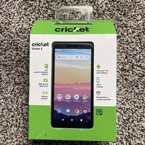 Cricket Wireless Vision 3, 16GB, Steel Blue - Prepaid Smartphone - Picture 1 of 4