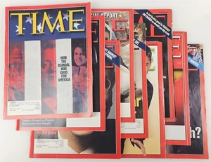 9x Mixed Lot Time Magazine Issues From 1999 1990's Vintage Advertisements Ads - Imagen 1 de 22