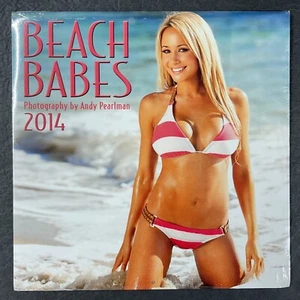 2014 Beach Babes Pinup Calendar Same Days as 2025 Factory Sealed Unopened Unused - Picture 1 of 12