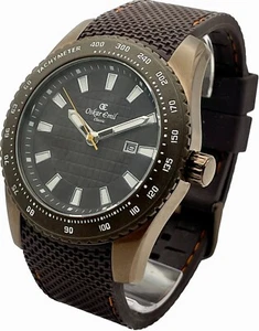 Orologio da uomo Oskar Emil Classic ALASKA Qualità Grande - Marrone - Foto 1 di 6