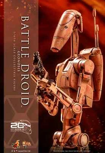 1/6 Star Wars AOTC Battle Droid (Geonosis) Figure Hot Toys 911038 MMS649 - Picture 1 of 9