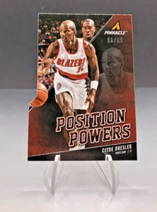 2013-14 Panini Pinnacle Position Powers Die-Cut /99 Clyde Drexler #6 HOF SP - Picture 1 of 3