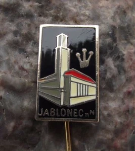 Jablonec nad Nisou Gablonz an der Neiße Town Hall Tourist Souvenier Pin Badge J - Picture 1 of 2