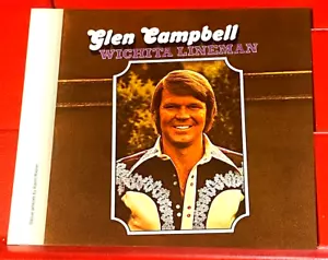 Glen Campbell Wichita Lineman Album Cover Art PICTURE / PRINT 5.5" x 5" Country - Imagen 1 de 3