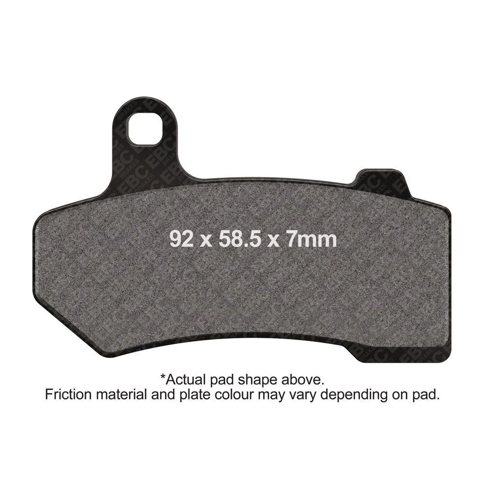 EBC Brake Pads Front Left Harley Davidson Touring FLHR Road King 0096 2008-2016 - Image 1 of 1