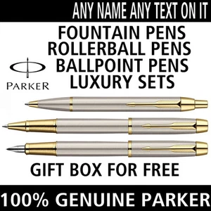 Juego de plumas estilográficas PARKER IM grabadas personalizadas GRAN REGALO - Imagen 1 de 12
