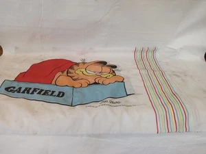 Funda de Almohada Garfield De Colección Doble Cara Gráfica Jim Davis 1978 20x 30 ***Leer*** - Imagen 1 de 7