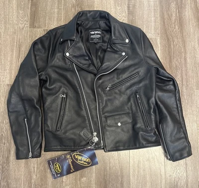 Vanson - Chaqueta de cuero C2RN para hombre talla 42 Butterscotch Motor & Bean Foto 1 de 4