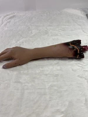 Severed Right Hand Rubber Halloween Realistic Details Gory - Image 1 of 4