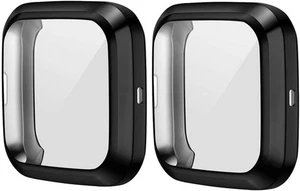 2 Pack Case Compatible with Fitbit Versa 2 Screen Protector, Soft TPU Full Cover - Picture 1 of 7