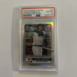 2020 Bowman Chrome Spanning The Globe Jason Dominguez (PSA 10) - Picture 1 of 2
