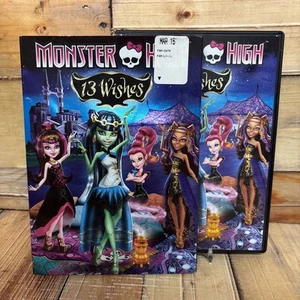Monster High 13 Wishes DVD (Used) Cartoon With Slipcase - Picture 1 of 4