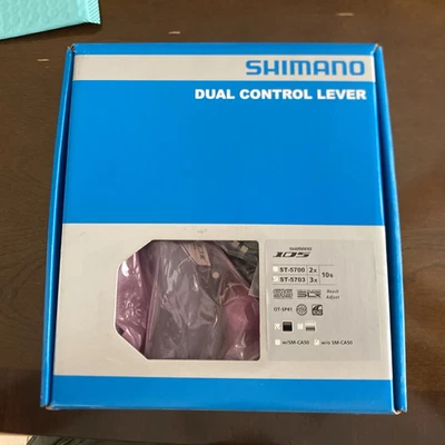 Shimano 105 ST-5703 - Dual Control Levers 3x10's - BLACK - NEW! - Image 1 of 4