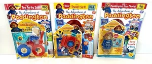 The Adventures of Paddington  Issue 2 , 3 & 4 Magazines With Toys Rare - Picture 1 of 12