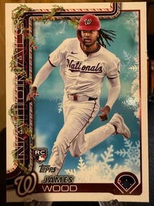 Topps Holiday Rookie James Wood 2025 - Imagen 1 de 2