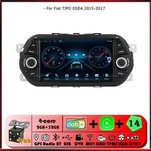 7"Android14 Autoradio GPS Navigation BT DAB Carplay For Fiat TIPO EGEA 2015-2017 - Bild 1 von 12