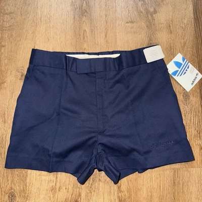 Vintage Adidas Tennis Shorts 2.5" Trefoil Navy Bjorn Borg NOS 1970s 1980s Men 30 - Image 1 of 4