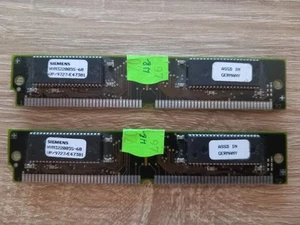 RAM SIMM 2x 4MB SIMM 72 broches FPM RAM Siemens HYM322000BS-60 Akai E-mu Sampler - Picture 1 of 1