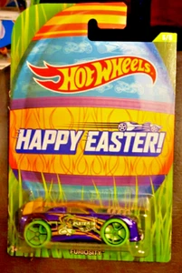 Hot Wheels Happy Easter FURIOSITY Green Wheels Rim ©2015 New in original package - Picture 1 of 4