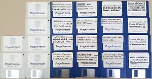 (22) Dischi Font per PageStream © Soft-Logik Publishing DTP per Commodore Amiga - Foto 1 di 2
