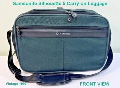 Samsonite 16" Silhouette 5 Carry-On Luggage with Adjustable Strap - Green - Image 1 of 4