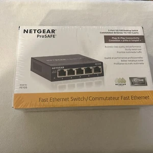 NEW......NETGEAR ProSafe GS105 5-Ports Gigabit Desktop Switches.. - Picture 1 of 5