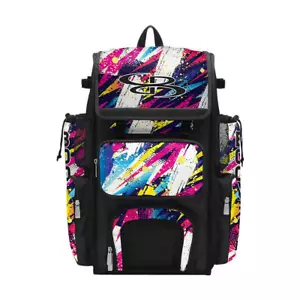 Zaino Boombah Superpack Softball/Baseball - Bat Bag/Gear Pack - Shattered 2 - Foto 1 di 12