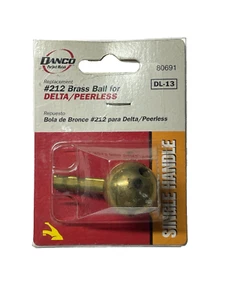 Brass Cartridge #212 Brass Ball for Delta/Peerless, DL-13, Single Handle. - Picture 1 of 2