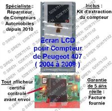 Afficheur LCD ECRAN de COMPTEUR ODB PEUGEOT 407, 407 SW, coupé, Neuf+Kit+Notice