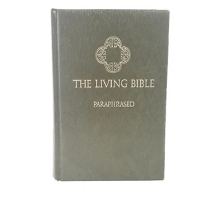 The Living Bible Paraphrased Tyndale 1971 Hard Cover Green - Picture 1 of 11