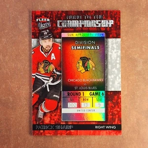 5-03-12 PWE-THICK 2014 fleer ultra division semifinals rtccb-ps patrick sharp (B - Picture 1 of 2