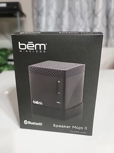 BEM MOJO II Wireless Magnetic Portable Bluetooth Stereo Speaker HL2750 - Black - Picture 1 of 5