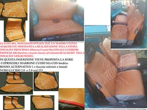 PANDA EPOCA 4x4 ,SISLEY ,750 MARRONE CUOIO bord ROSSO ALT 1 fascNERO 10L SIM - Picture 1 of 12