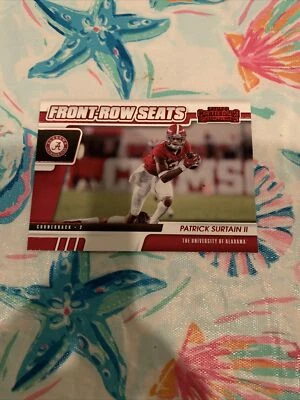 2021 Panini Contenders Front Row Seats Patrick Surtain Red Foil Rookie - Image 1 of 2