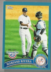 2011 Topps Opening Day - Mariano Rivera #20 Blue /2011 - Picture 1 of 2